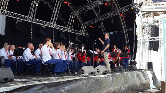 IJHMusementsorkest tijdens Havenfestival
