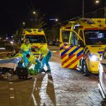 Man ernstig gewond na val met scooter