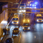 A9 richting Beverwijk afgesloten na ongeluk bij Wijkertunnel