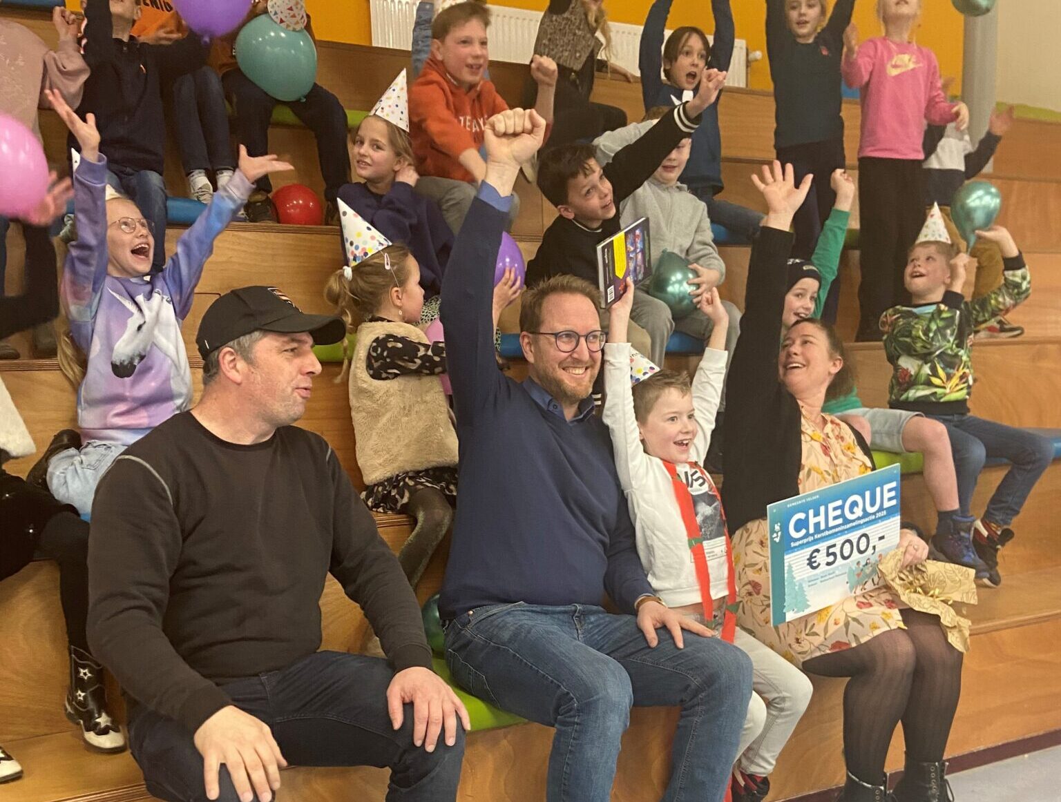 Bram Wolff is de ijverige bofkont van de kerstbomenactie