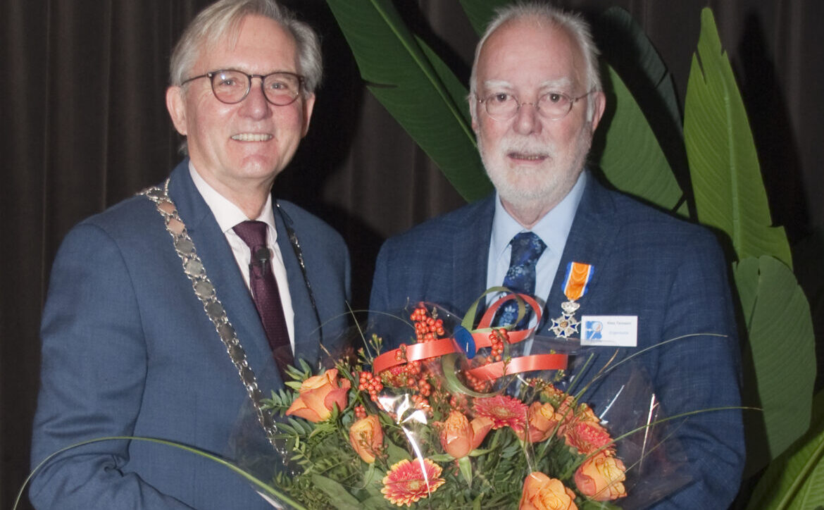 Kees Tervoort benoemd tot Ridder in de Orde van Oranje-Nassau