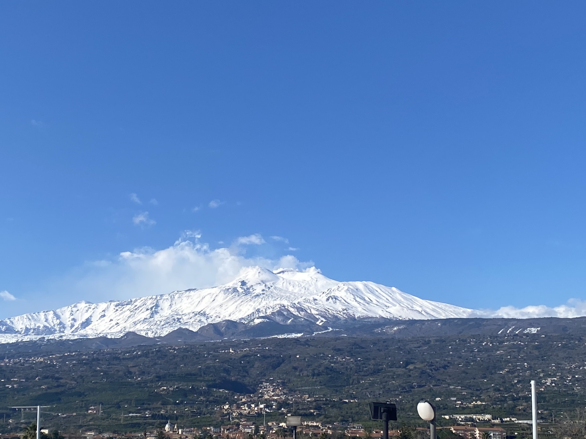 Witte kerst op Sicilië