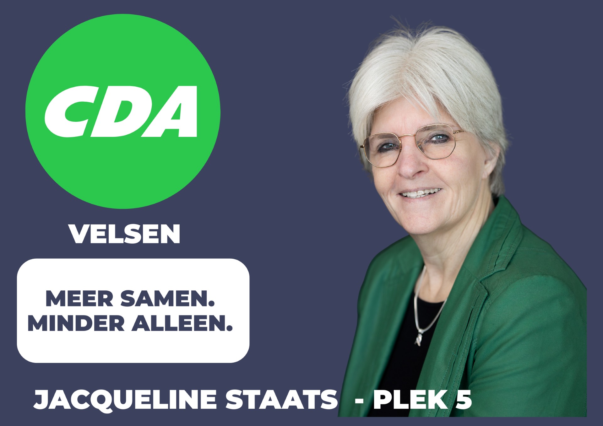 Voor het CDA gaat politiek niet over systemen, maar over mensen: zorgen voor elkaar, een betrouwbare