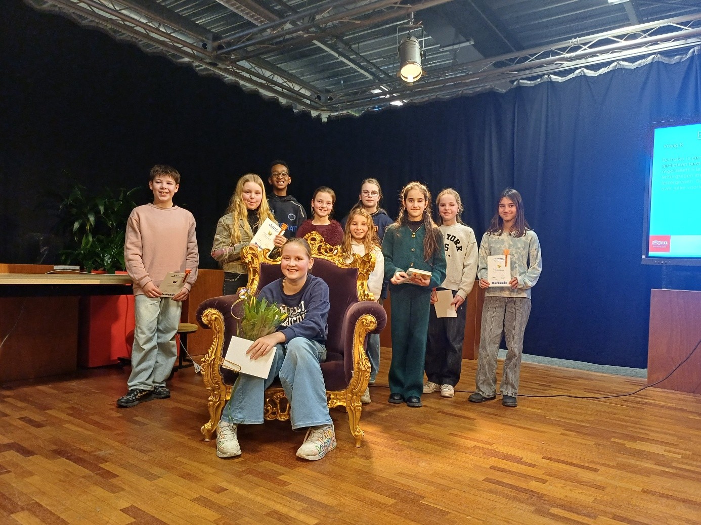 Deborah wint Velsen voorleeswedstrijd!