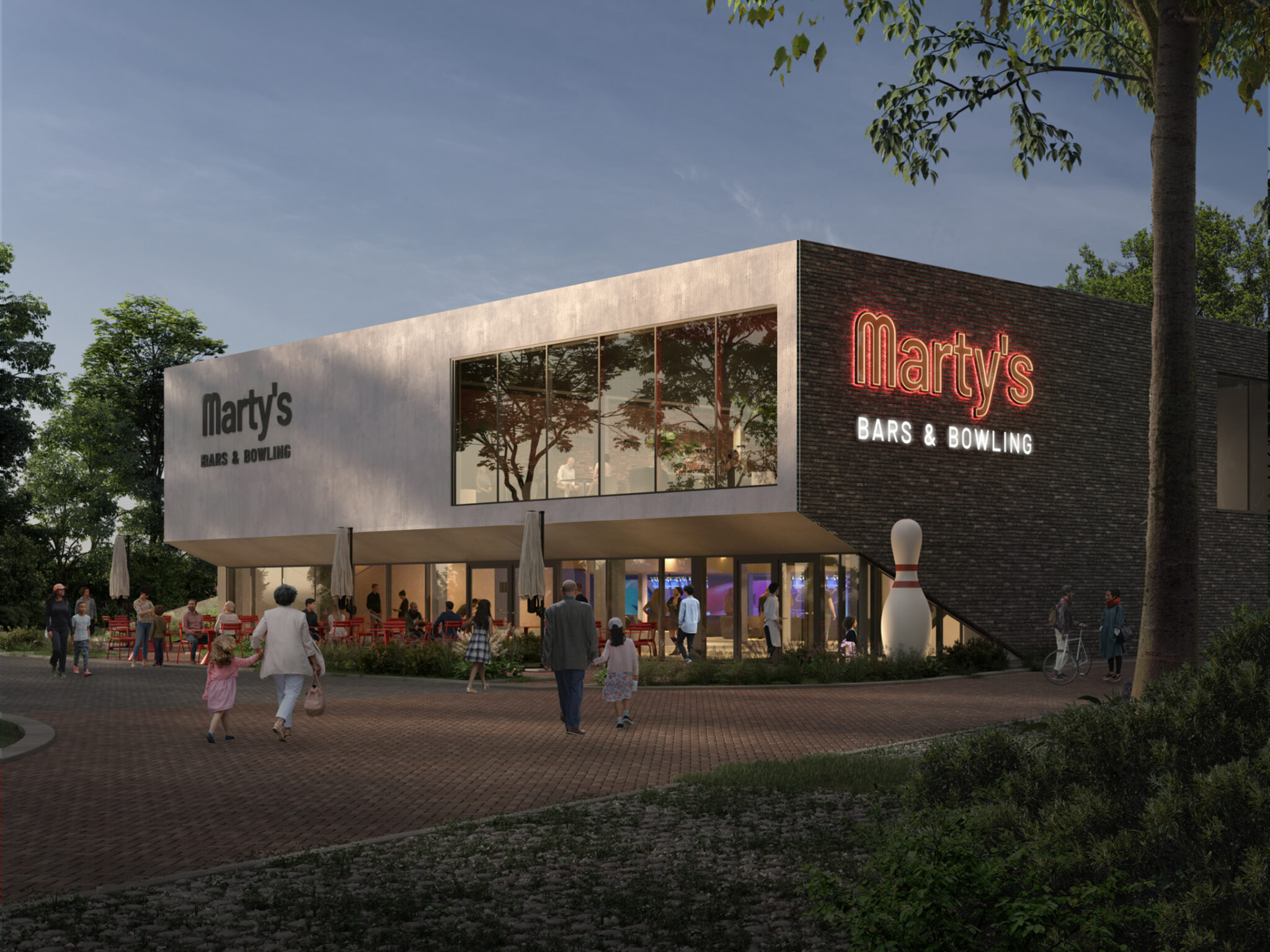 Bison begint een nieuw hoofdstuk: Marty’s Bars & Bowling opent rond Hemelvaart