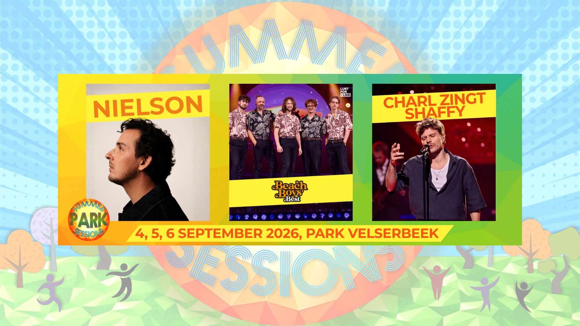 Hoofdprogrammering Summer Park Sessions bekend