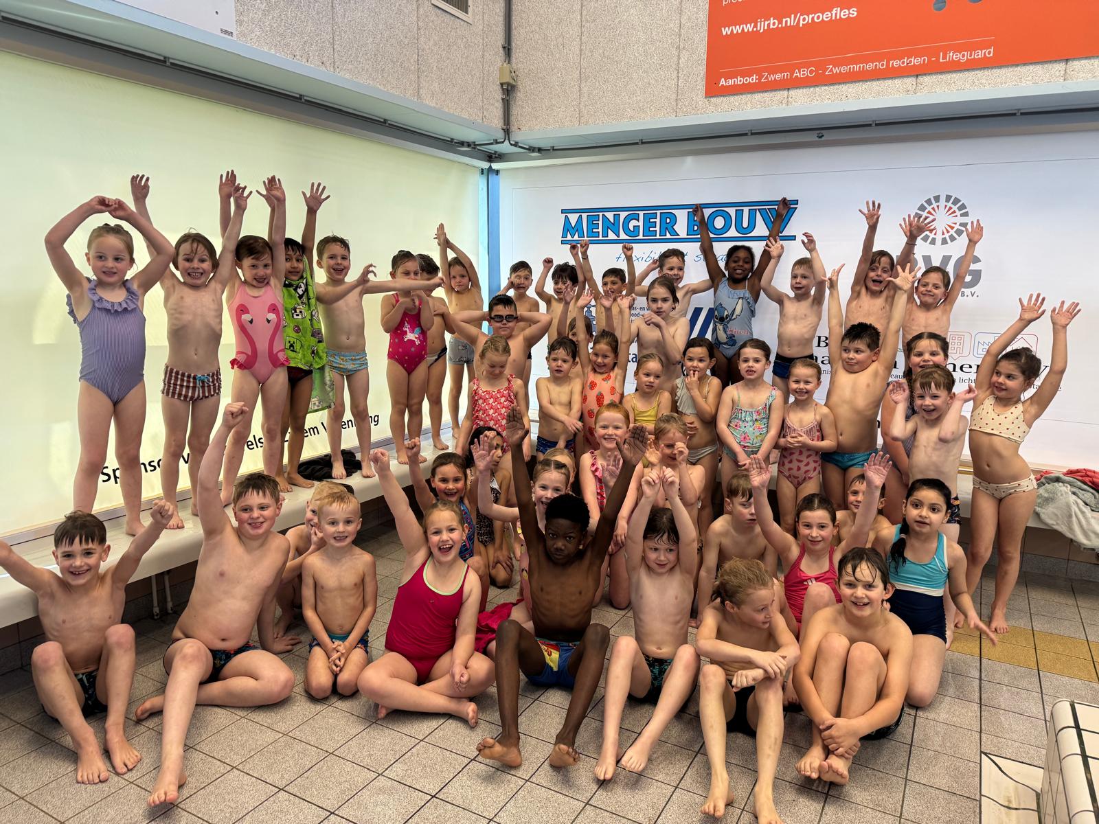 Afzwemmen voor het zwem-ABC