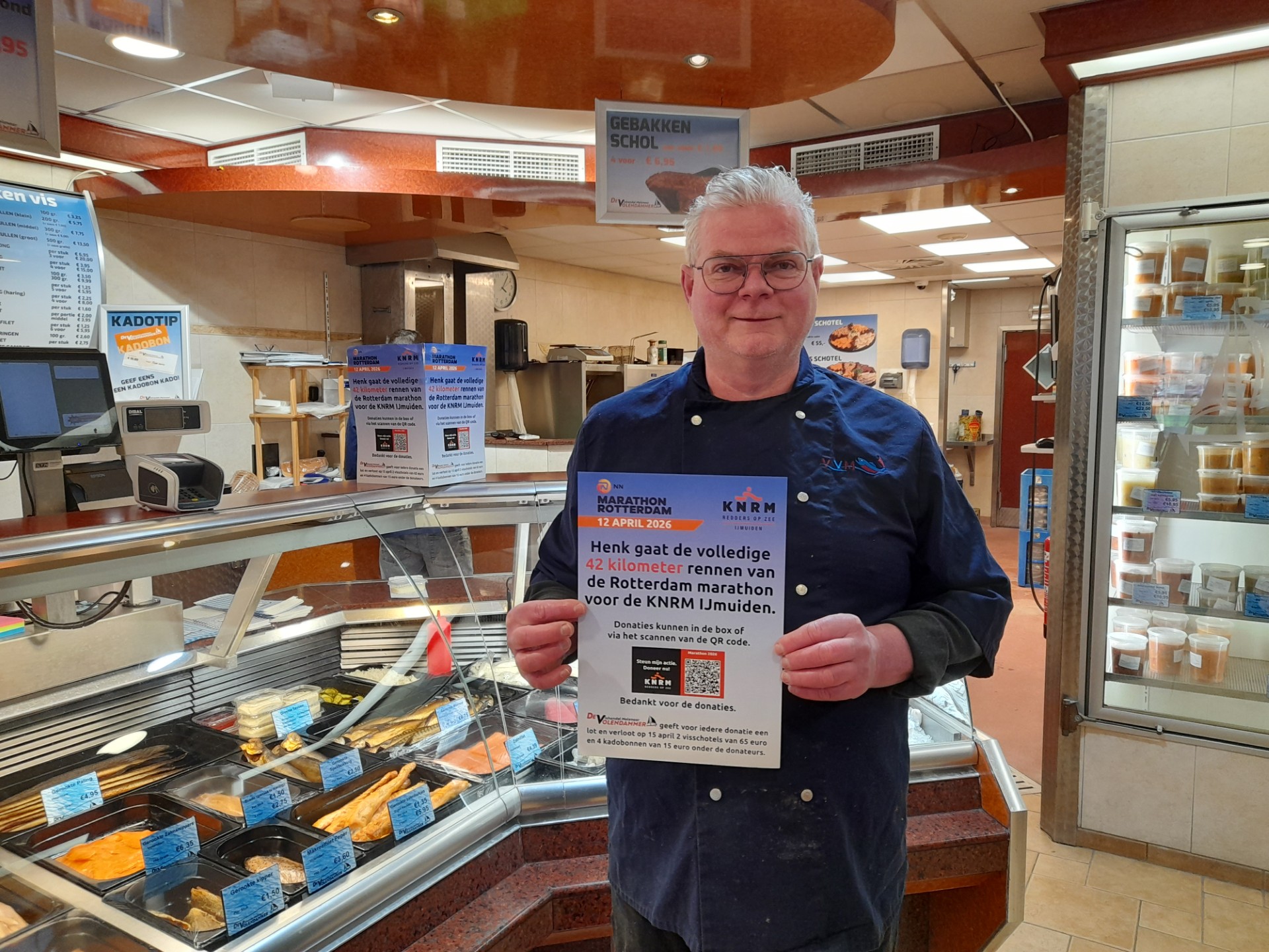 Henk Koning loopt over anderhalve week de Rotterdam Marathon