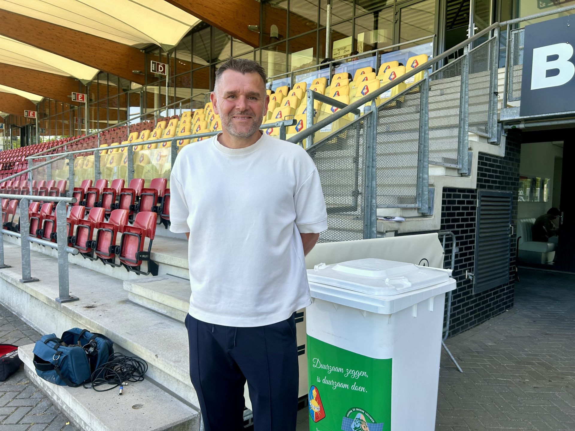 Eerste kennismaking met nieuwe trainer Telstar Henk Brugge