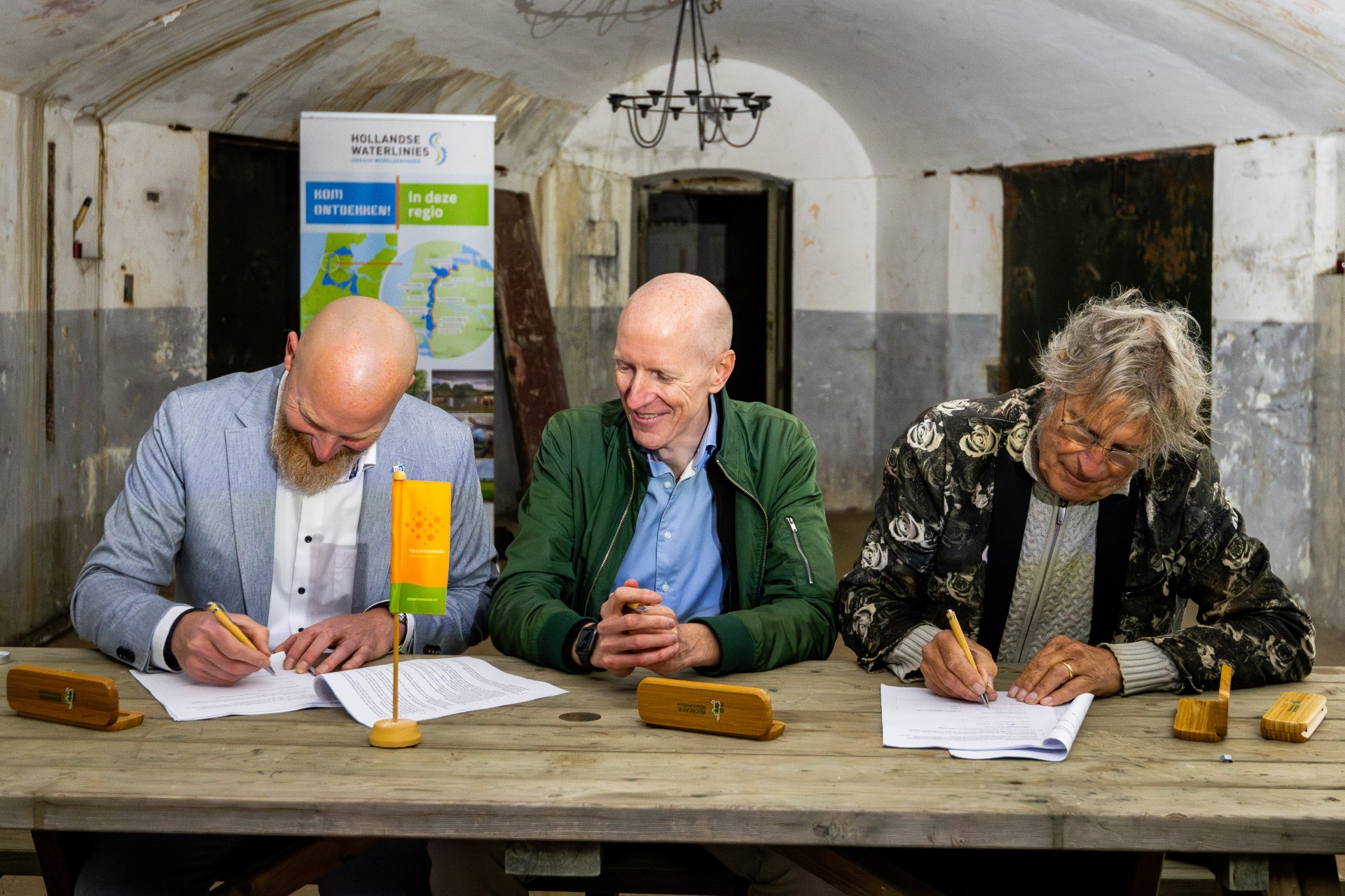 Feestelijke opening voorplein Fort Bezuiden Spaarndam