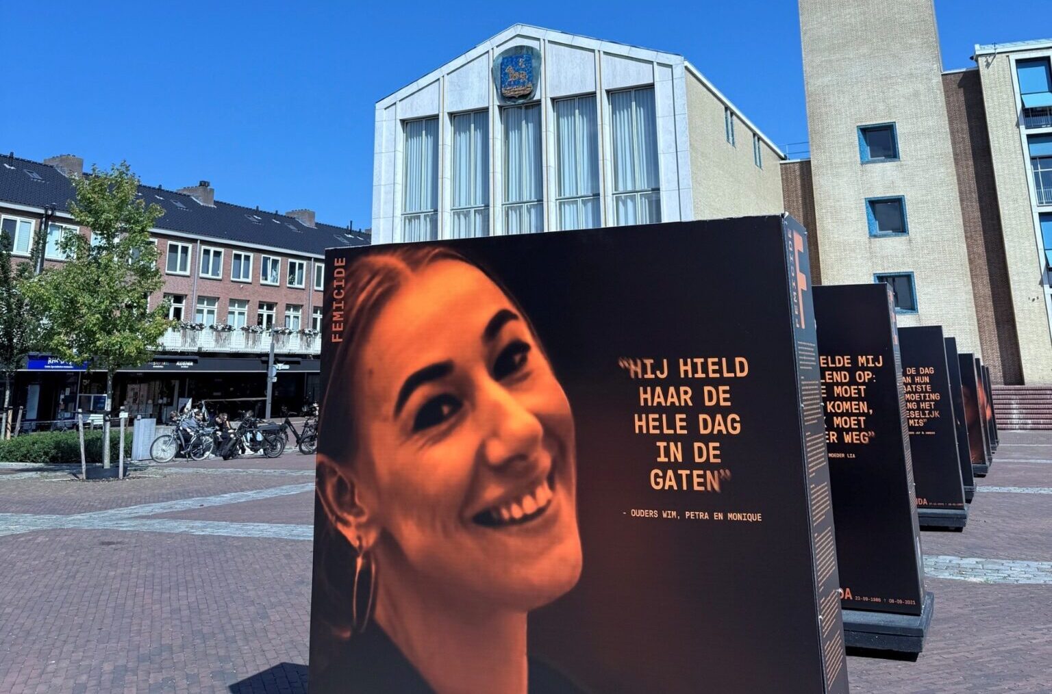 Tentoonstelling FEMICIDE op Plein 1945