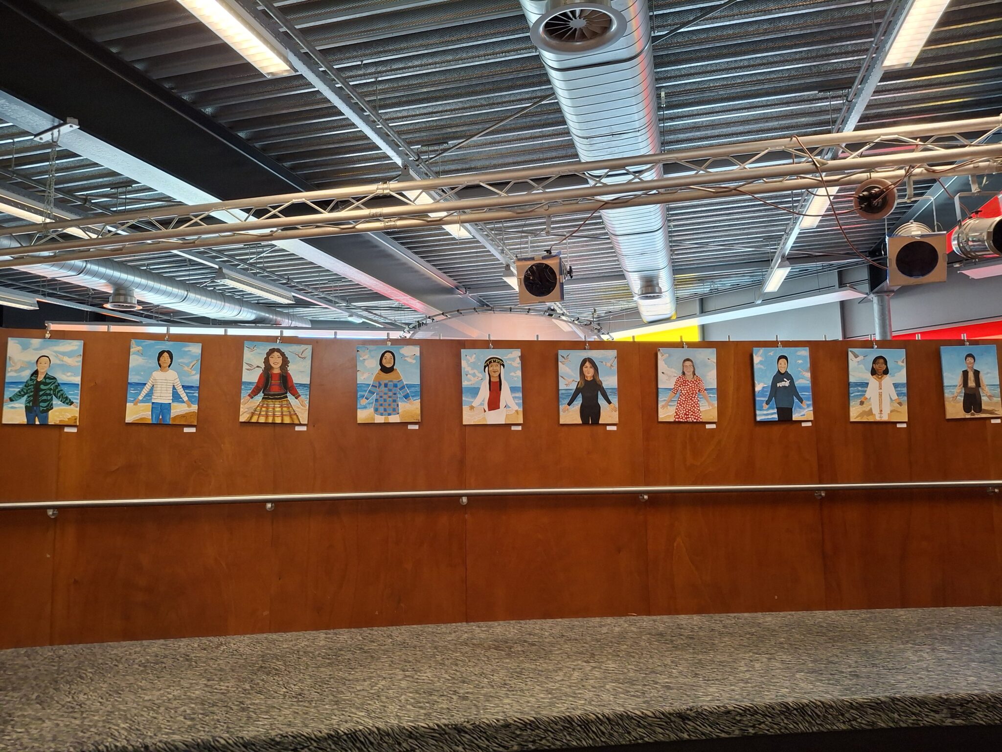 Expositie Cultureel Schilderen te zien in bibliotheek