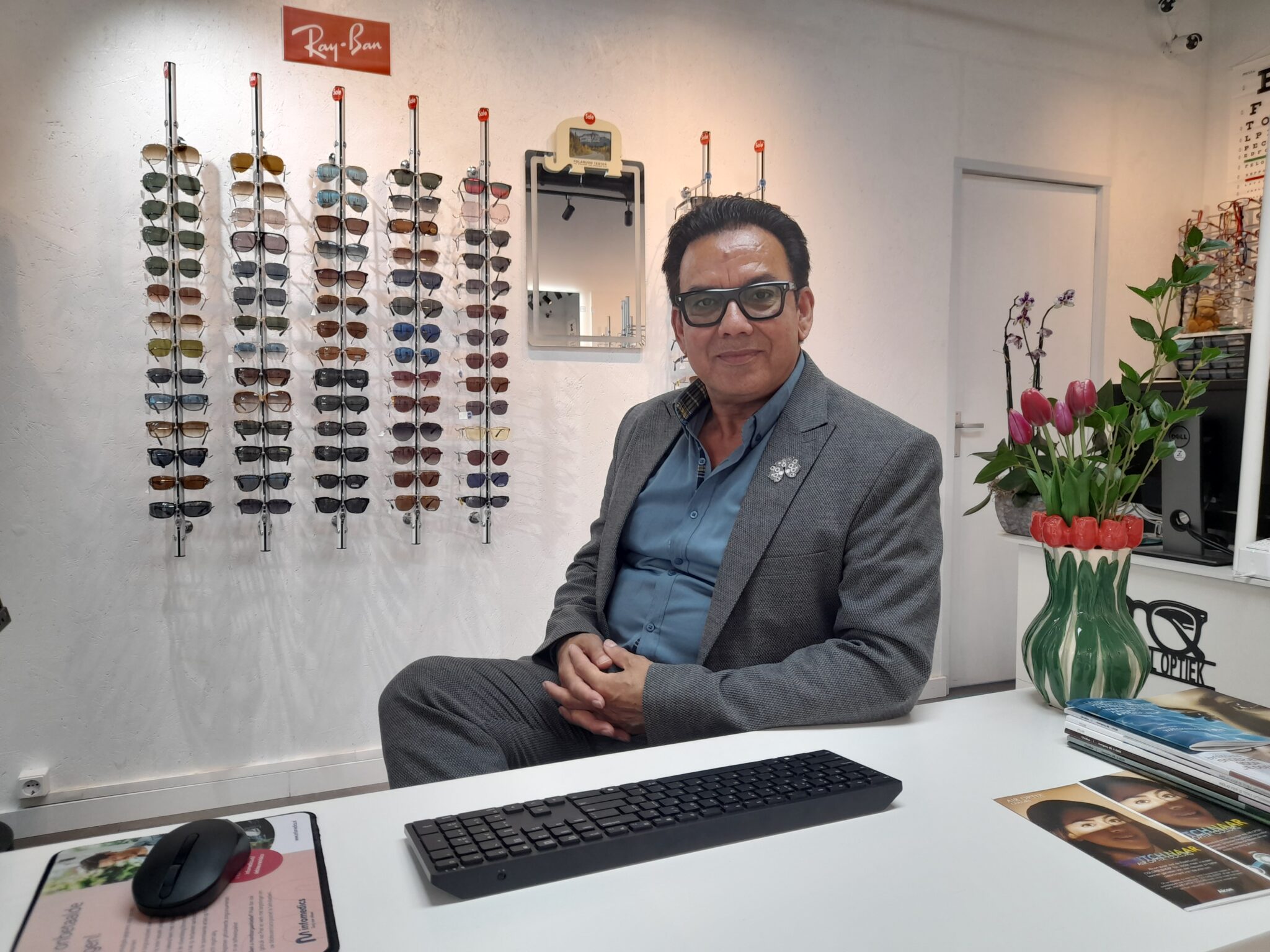 Zijn oneindige optimisme maakte opticien Mirwais Farid sterker na elke tegenslag