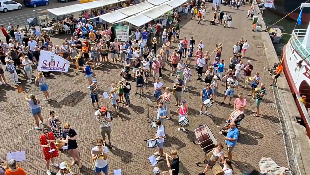 Flashmob Soli tijdens Havenfestival