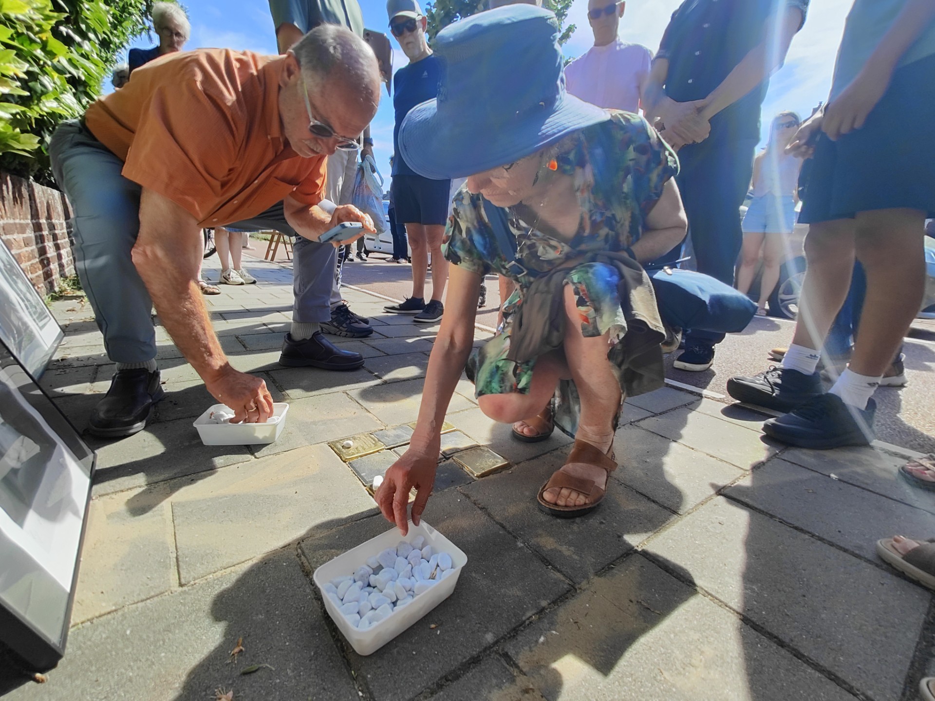 Vier struikelstenen in Driehuis
