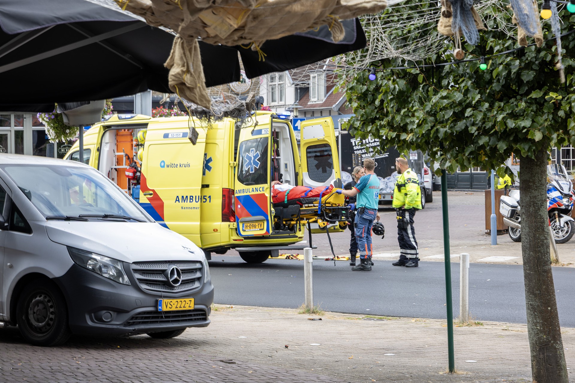 Fietser gewond na valpartij op Broekbergenlaan in Santpoort-Noord