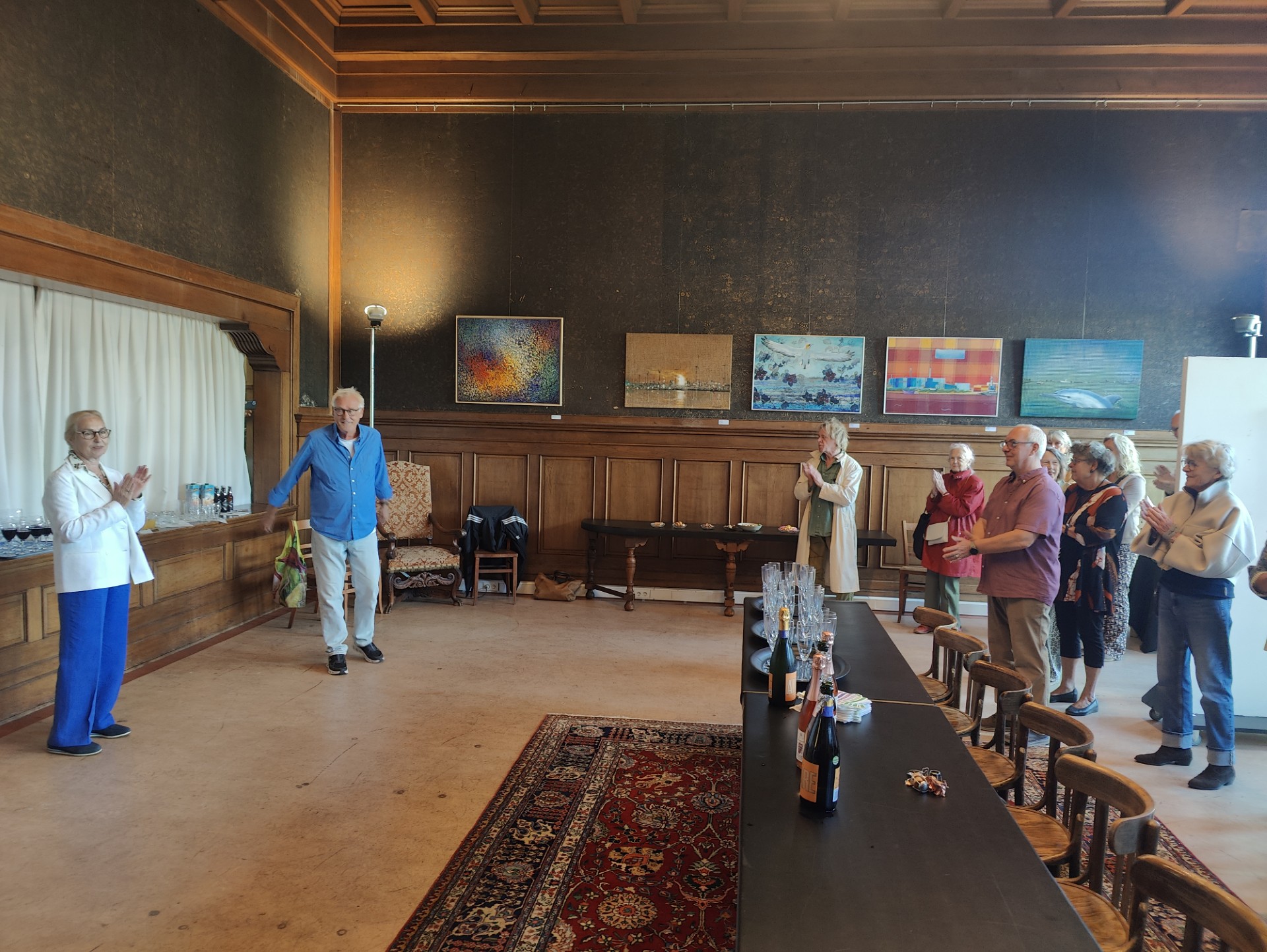Jaarlijkse expositie Kunstenaars Collectief Velsen feestelijk geopend
