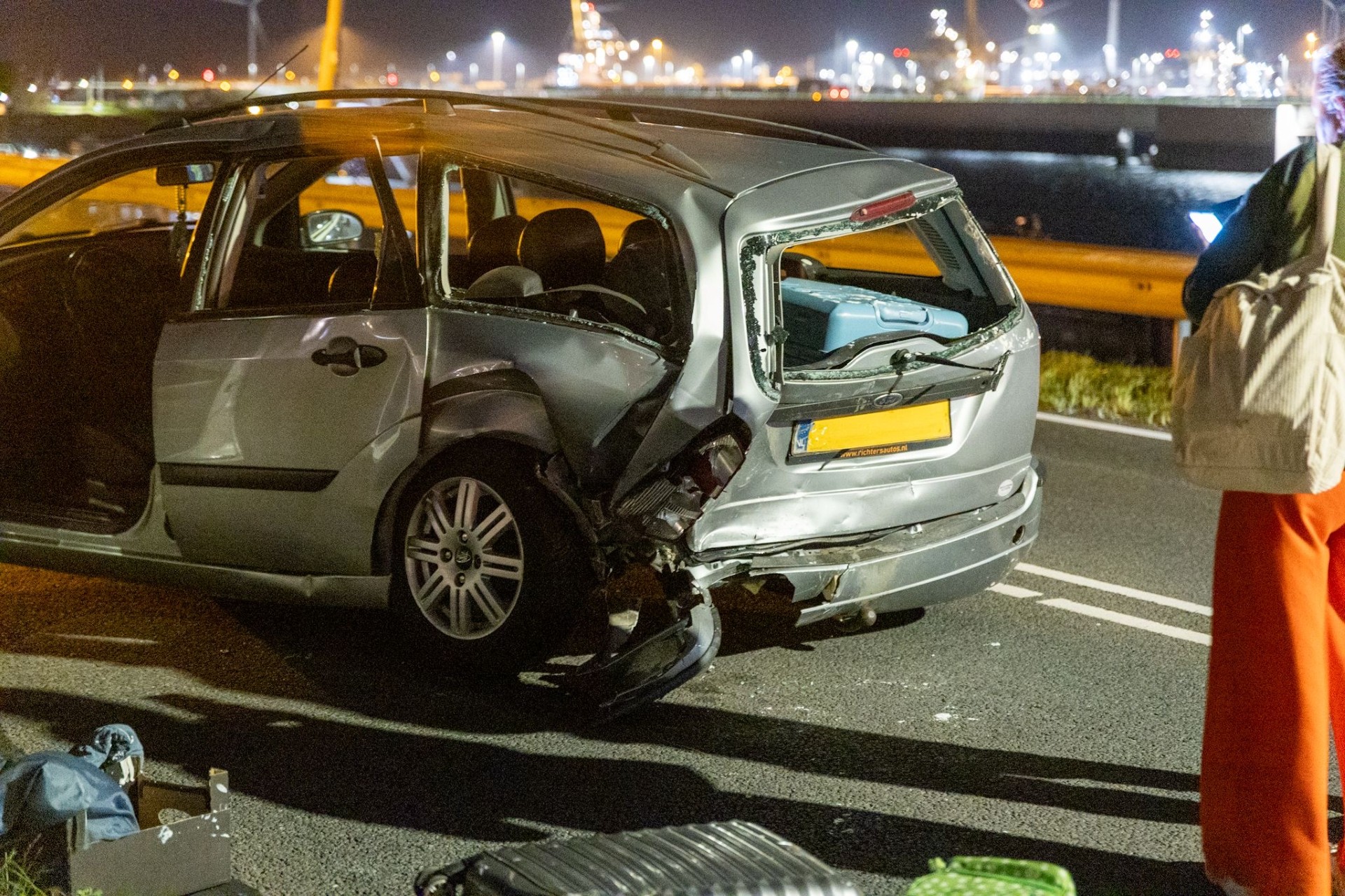 Zwaar ongeval op de Kanaaldijk in IJmuiden