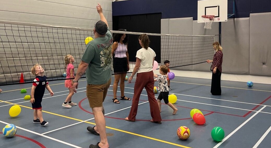 Bewegen in de Volleybalspeeltuin
